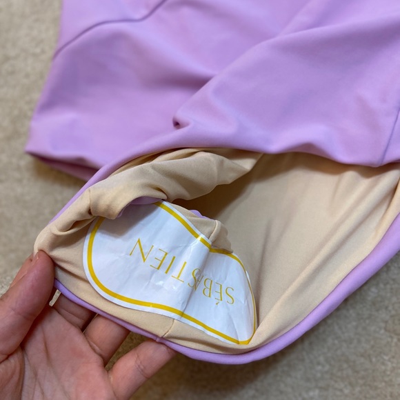 Sebastien Petra lavender swimsuit s - Picture 7 of 14